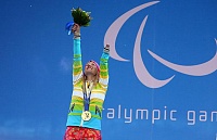 Паралимпийские игры. Церемония награждения победителей в стартах, прошедших 11 марта 2014 года