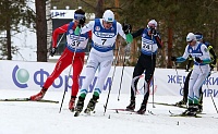 Лыжные гонки. Чемпионат России. Мужчины. Скиатлон на 30 км. 25 марта 2014 года
