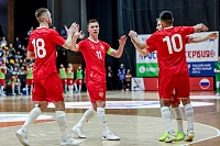Сборная России по футзалу одержала «сухую» победу над сербами